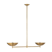 Waxlow 64.5" Height Ceiling Fixture, Plated Dark Antique Brushed Brass-Ceiling Fixture-DECOROLALA