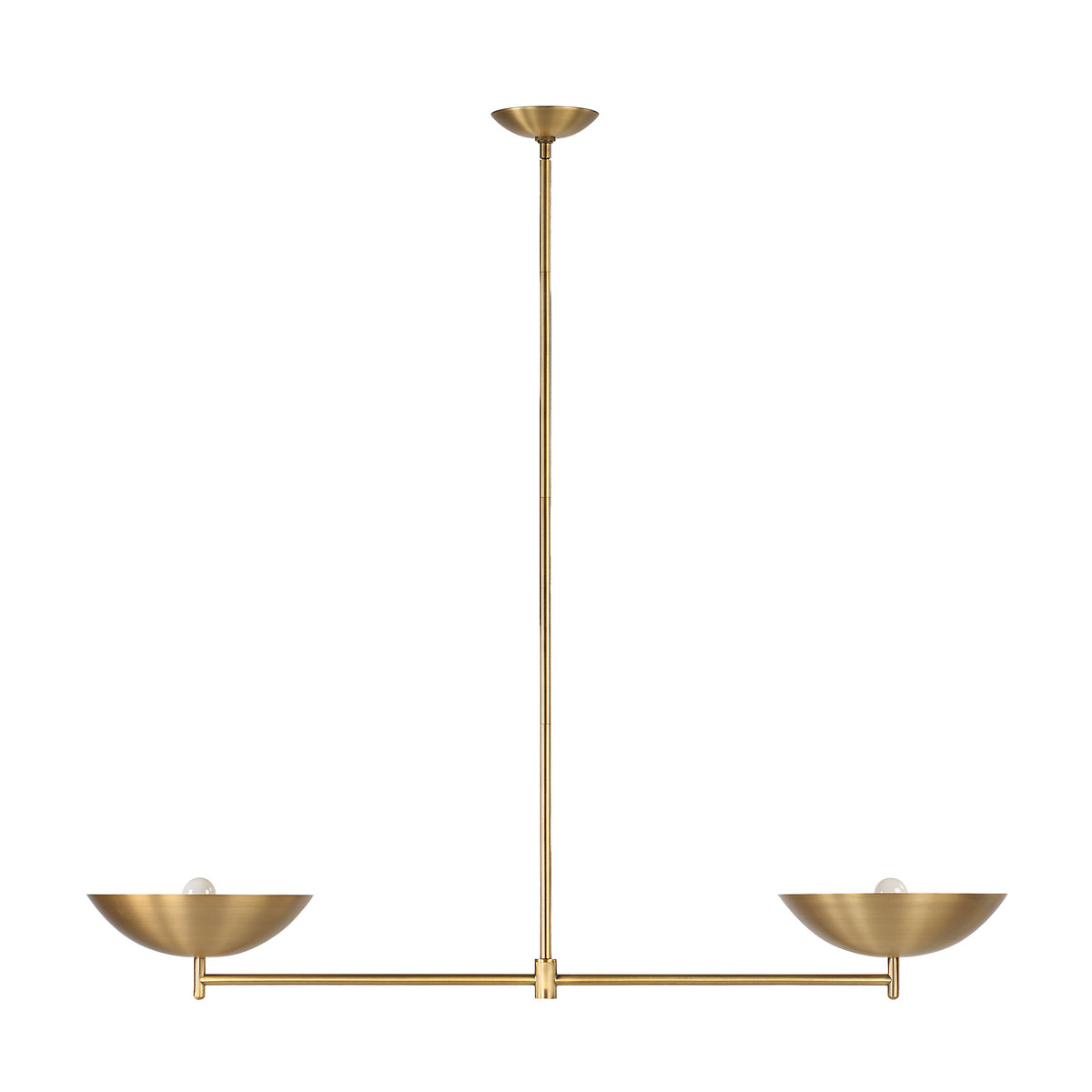 Waxlow 64.5" Height Ceiling Fixture, Plated Dark Antique Brushed Brass-Ceiling Light Fixtures-DECOROLALA