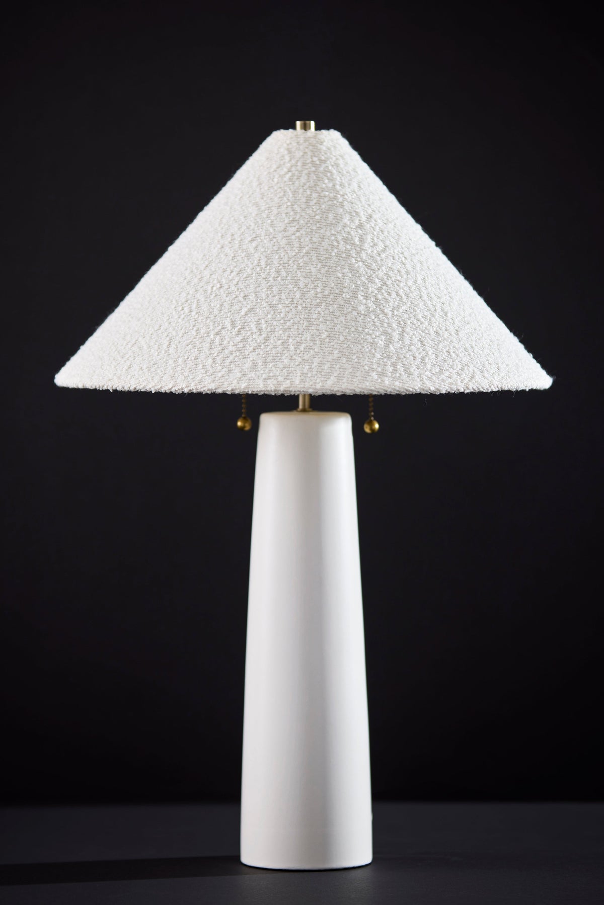 Waylon Table Lamp - White Ceramic 24.25"-Lighting-DECOROLALA