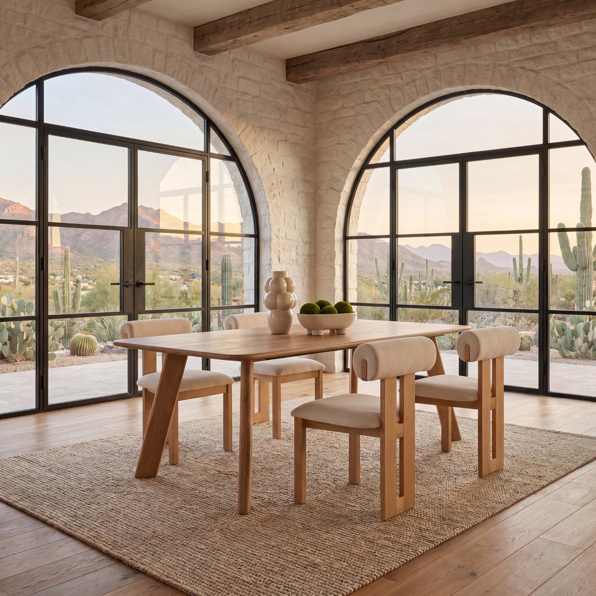 Welborn 72"L x 40"W Rectangular Dining Table | Modern | Wood | Seats 6-Dining Tables-DECOROLALA