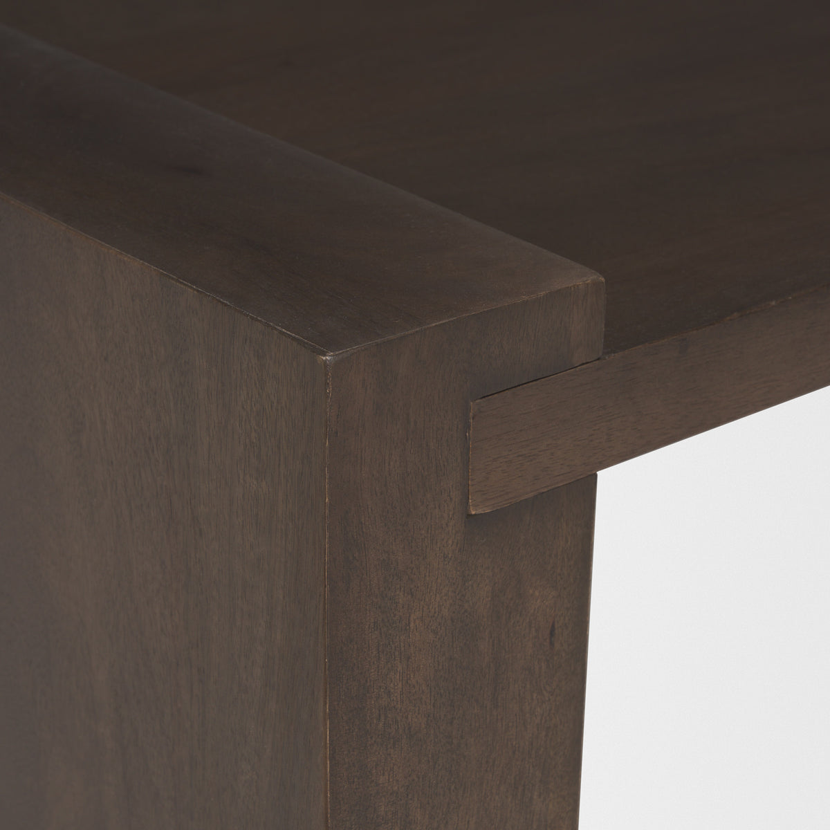 Wesson Dark Brown Wooden Rectangular Coffee Table-Coffee Tables-DECOROLALA