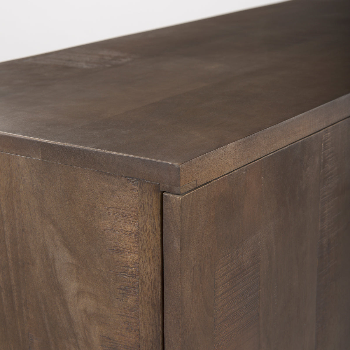 West 82.0L x 18.0W x 34.0H Wooden Angular Sideboard-Sideboards & Buffets-DECOROLALA