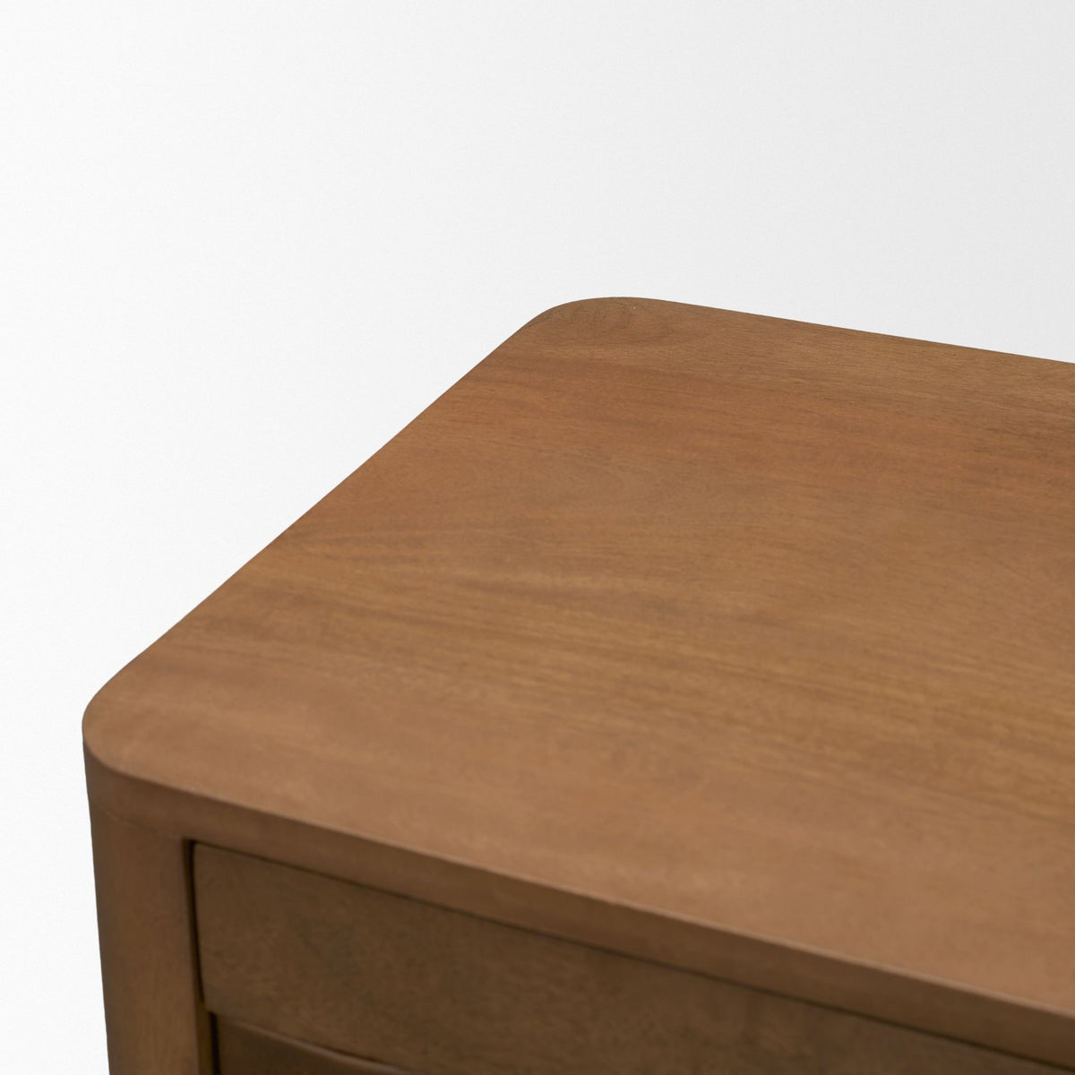 Wexlan Solid Wood w/ Leather Weave 4 Door Closed Sideboard-Sideboards & Buffets-DECOROLALA