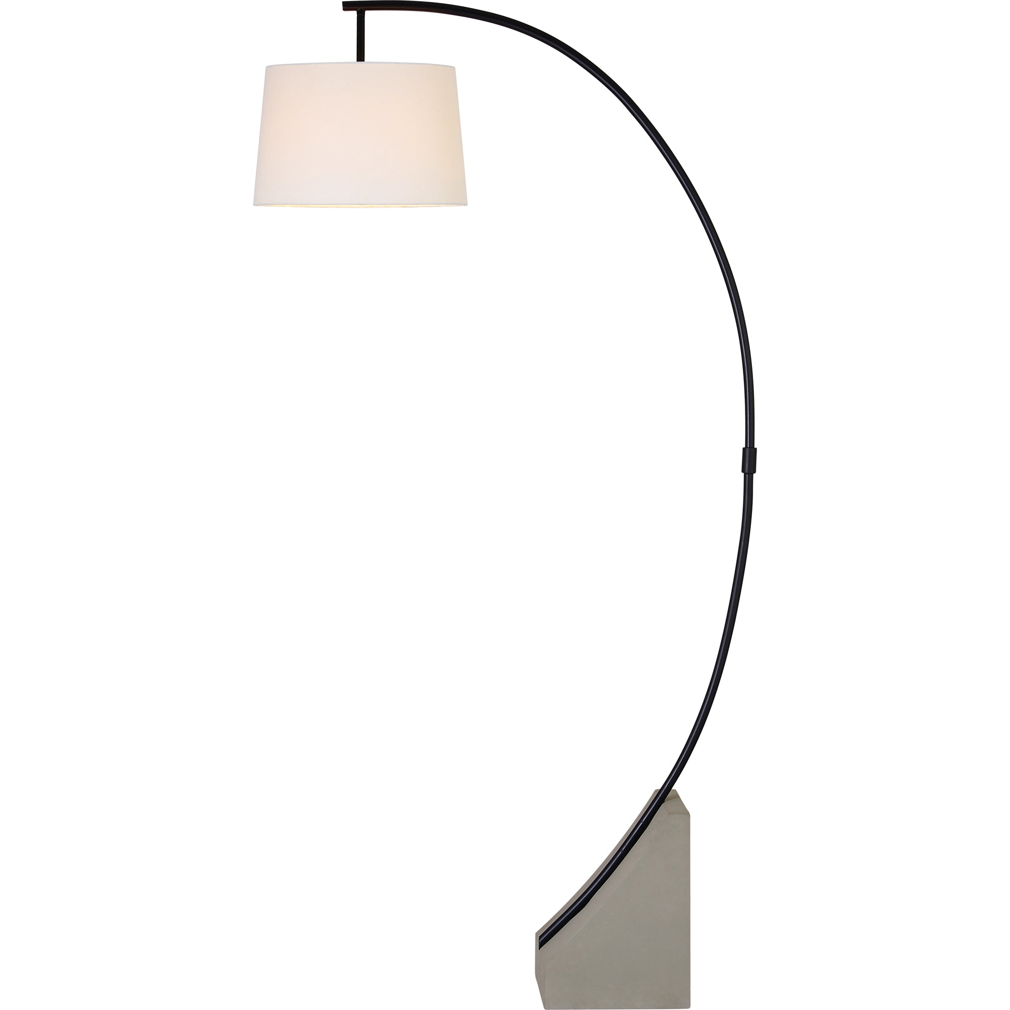 Weymouth 75.5" Length Floor Lamp, Matte Black-Floor Lamp-DECOROLALA