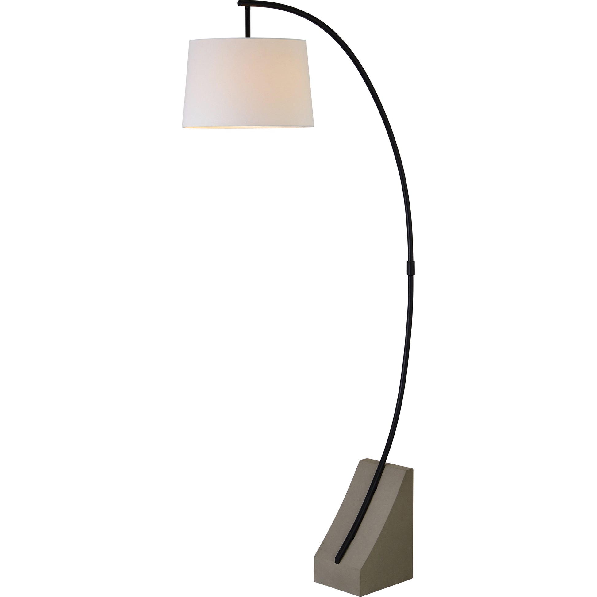 Weymouth 75.5" Length Floor Lamp, Matte Black-Floor Lamp-DECOROLALA