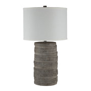 Whalen 28" Table Lamp Warm Charcoal Grey-Table Lamp-DECOROLALA