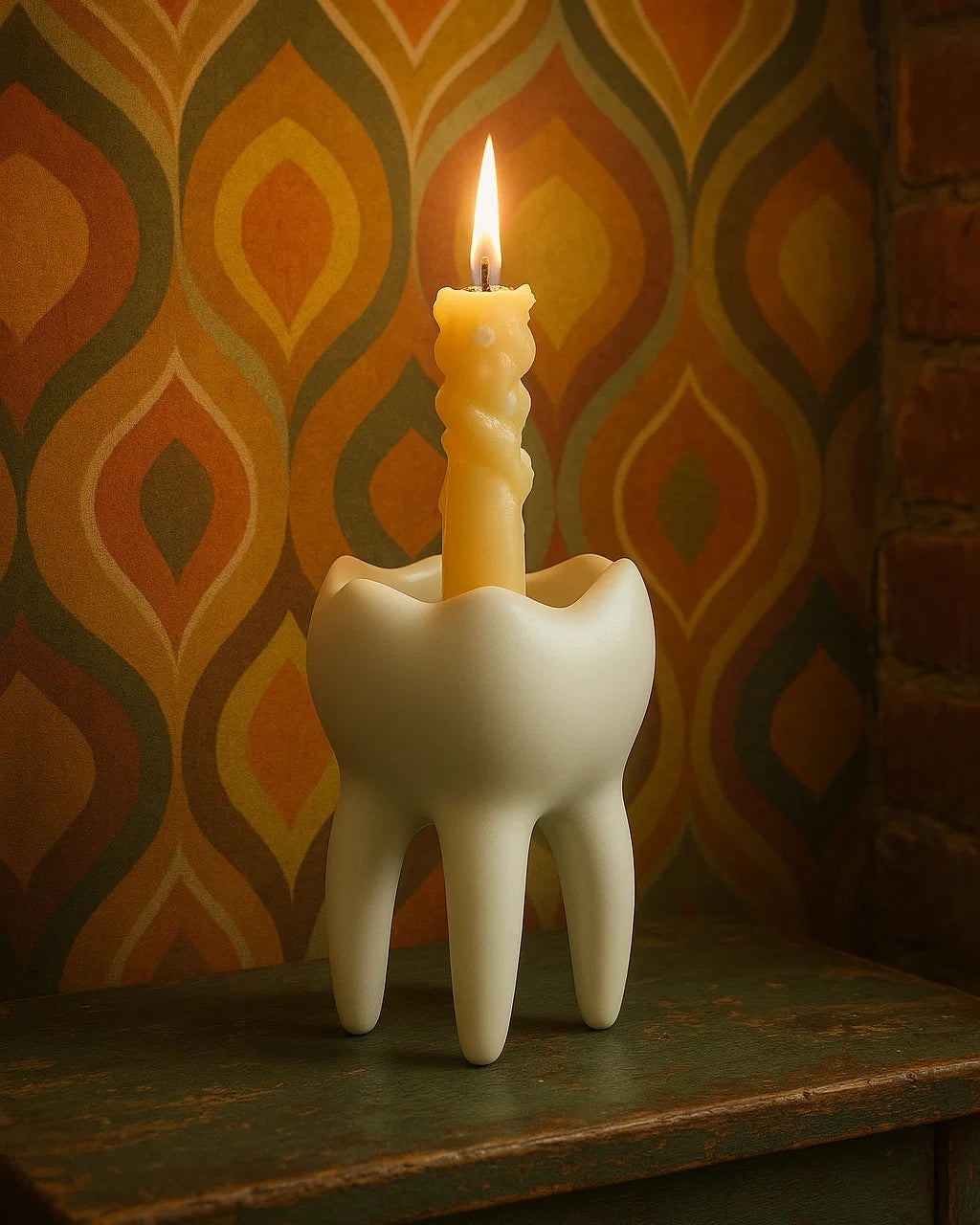 Whimsical Tooth-Shaped Vase-Vase-DECOROLALA