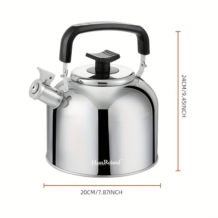Whistling Kettle Stainless Steel Stove Safe-Stovetop Kettl-DECOROLALA