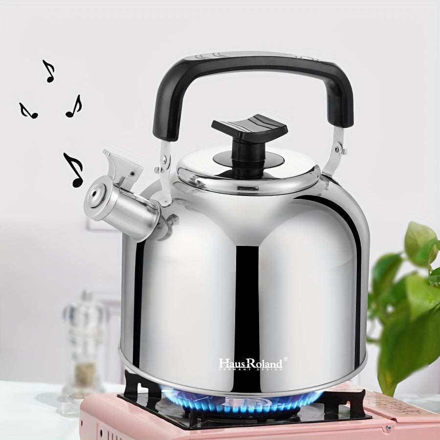 Whistling Kettle Stainless Steel Stove Safe-Stovetop Kettles-DECOROLALA