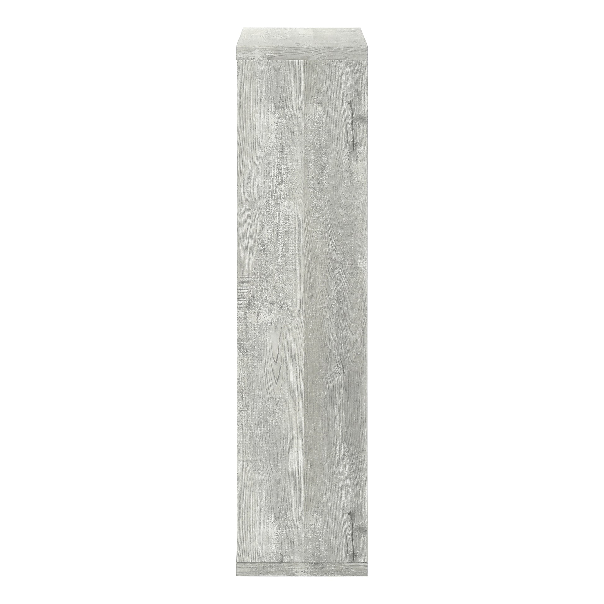 White 48"H Bookcase With 4 Adjustable Shelves-Computer Desk-DECOROLALA