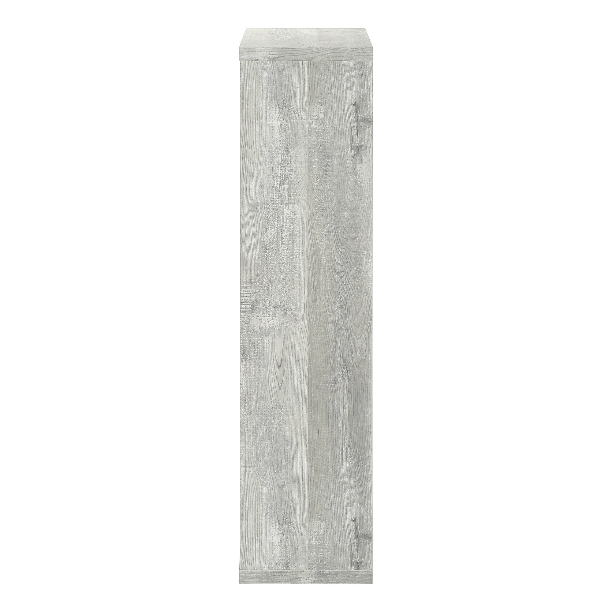White 48"H Bookcase With 4 Adjustable Shelves-Computer Desk-DECOROLALA