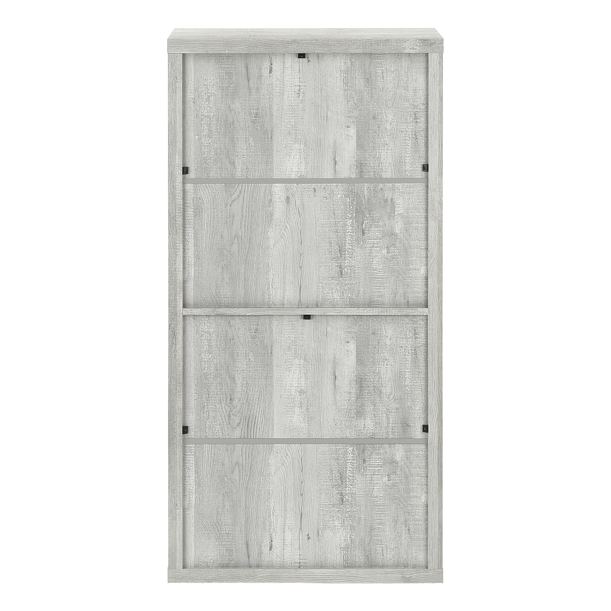 White 48"H Bookcase With 4 Adjustable Shelves-Computer Desk-DECOROLALA