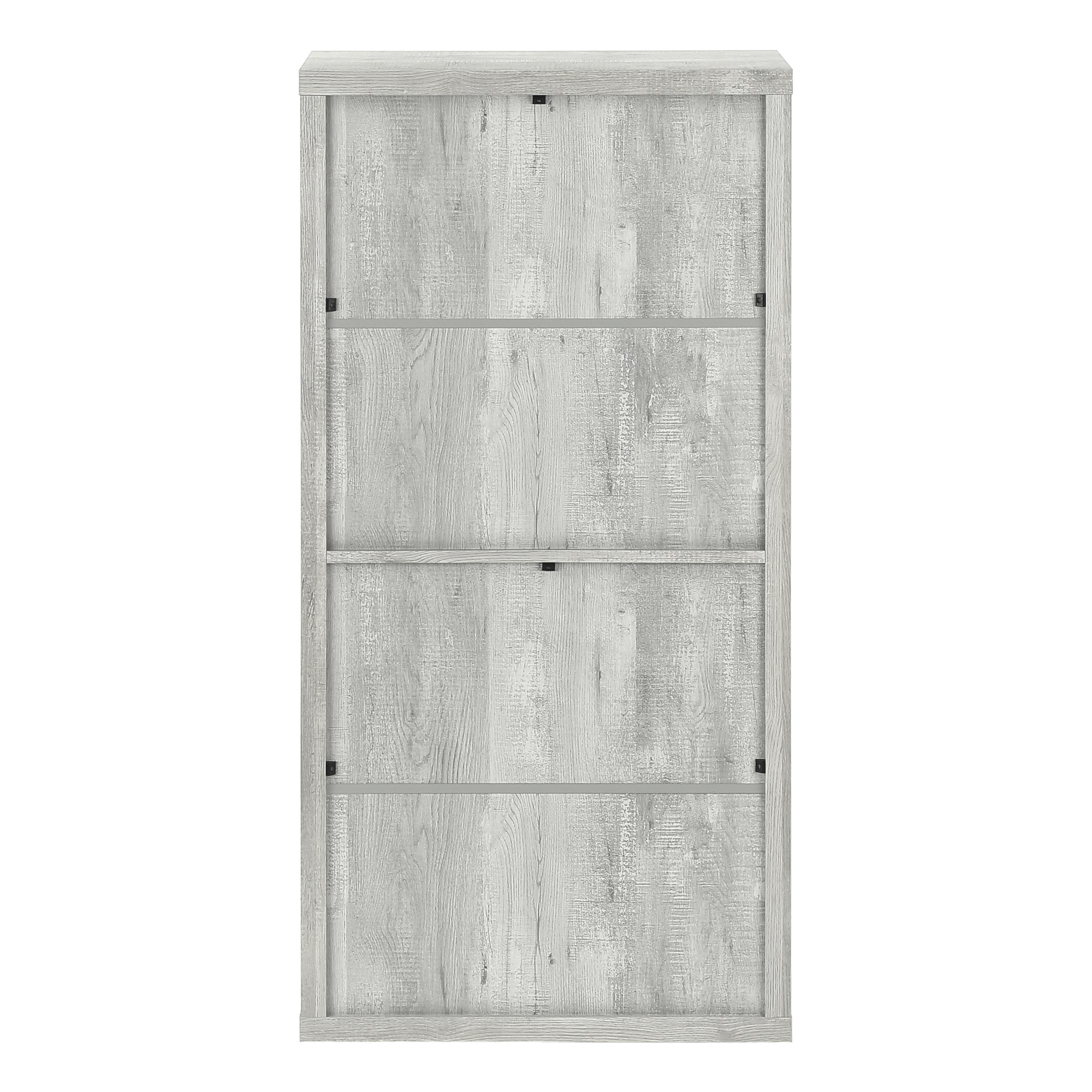 White 48"H Bookcase With 4 Adjustable Shelves-Computer Desk-DECOROLALA