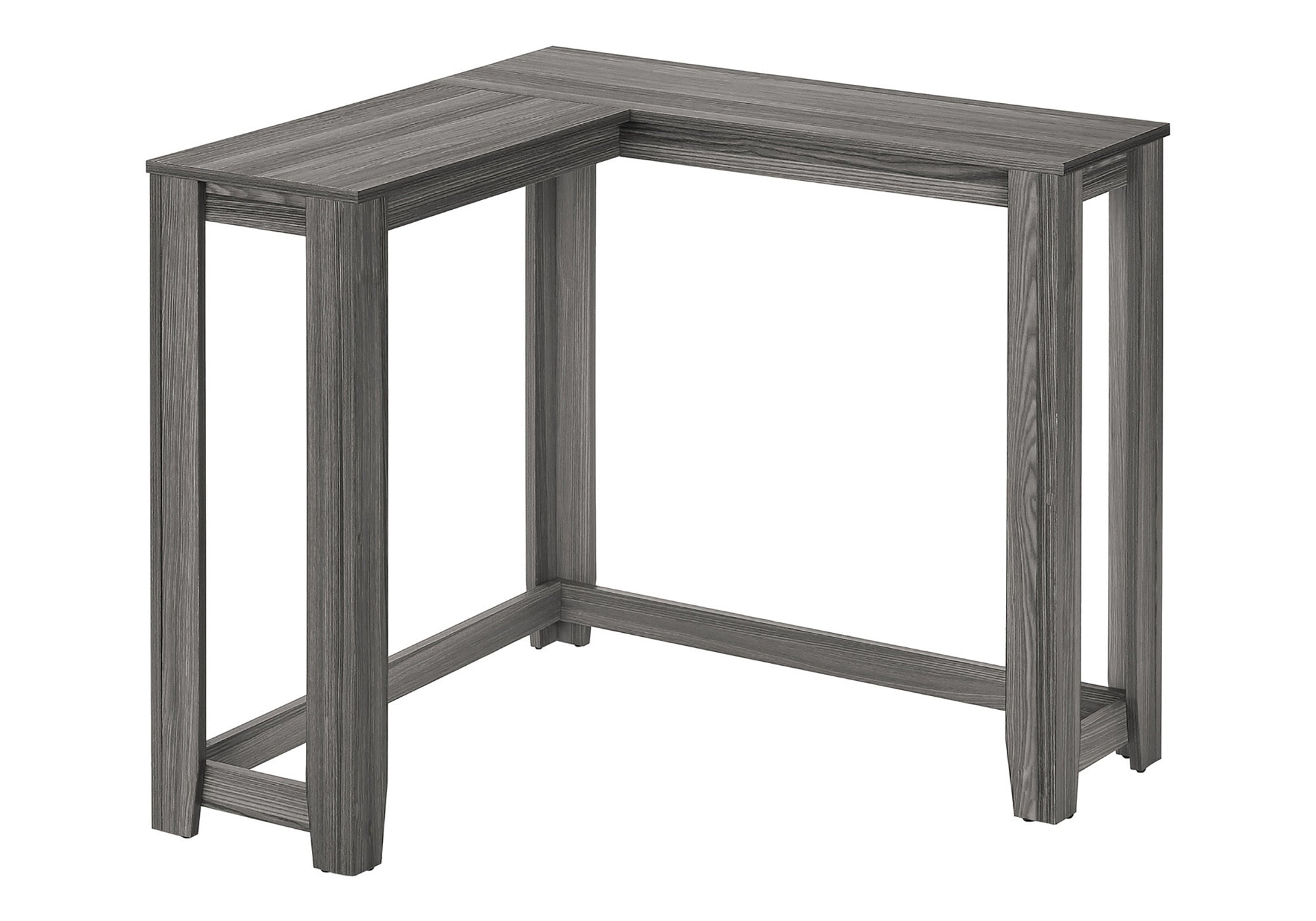 White Corner Console Table 36"-Accent Table-DECOROLALA