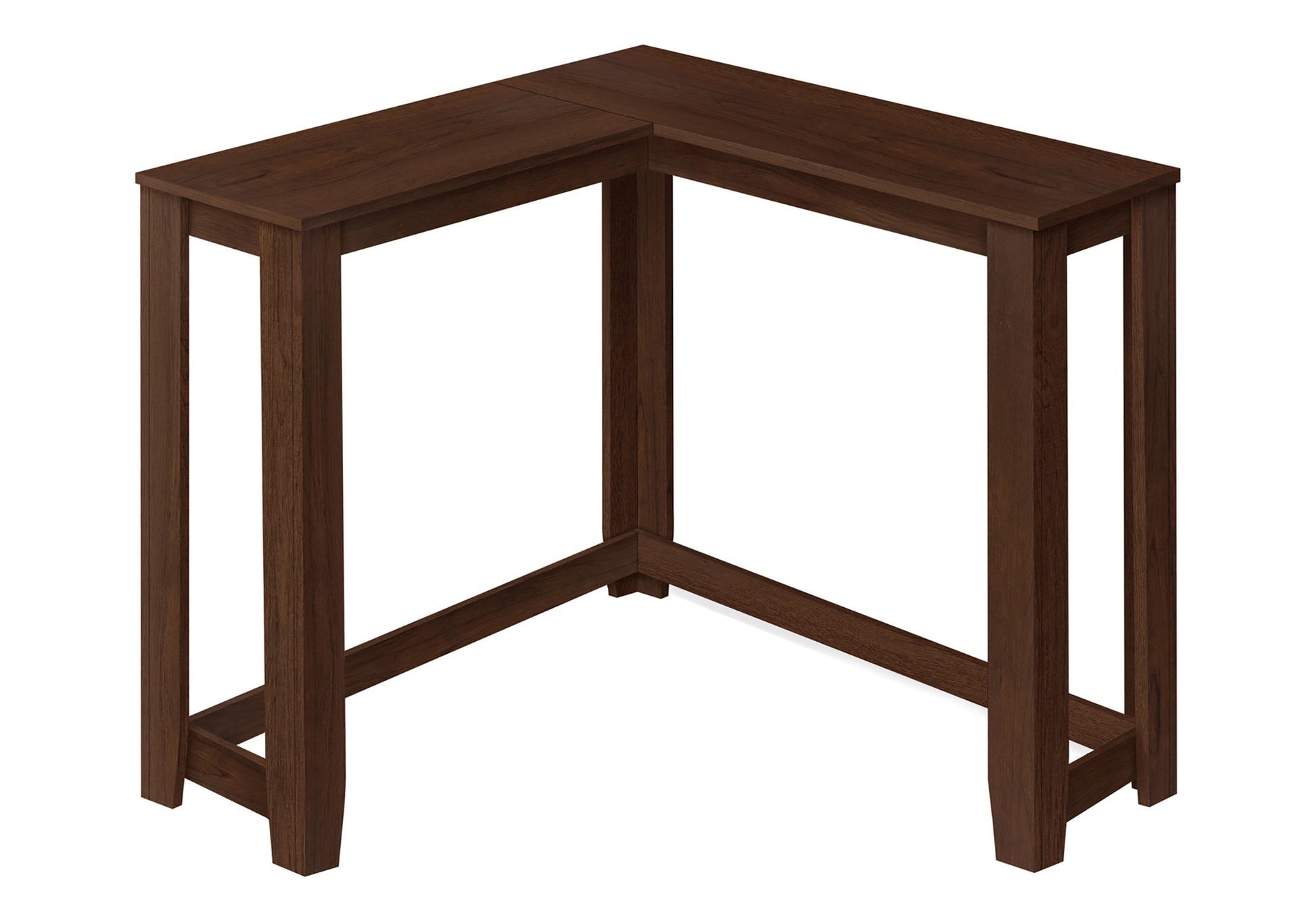White Corner Console Table 36"-Accent Table-DECOROLALA