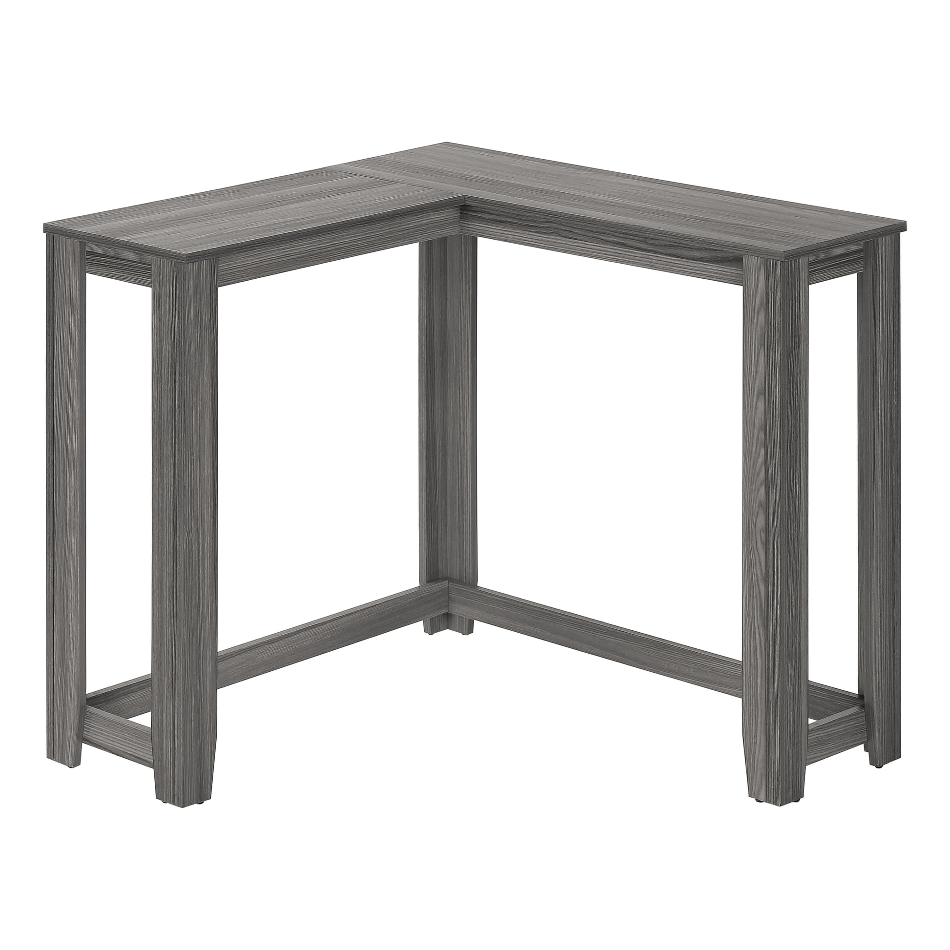 White Corner Console Table 36"-Accent Table-DECOROLALA