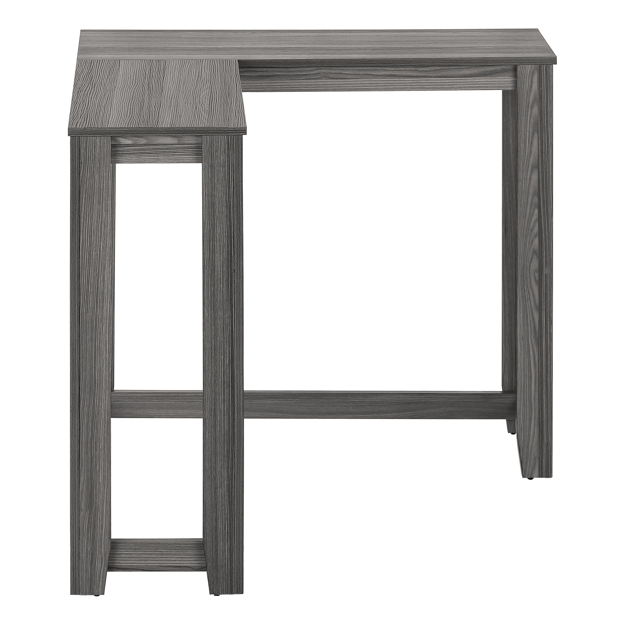 White Corner Console Table 36"-Accent Table-DECOROLALA