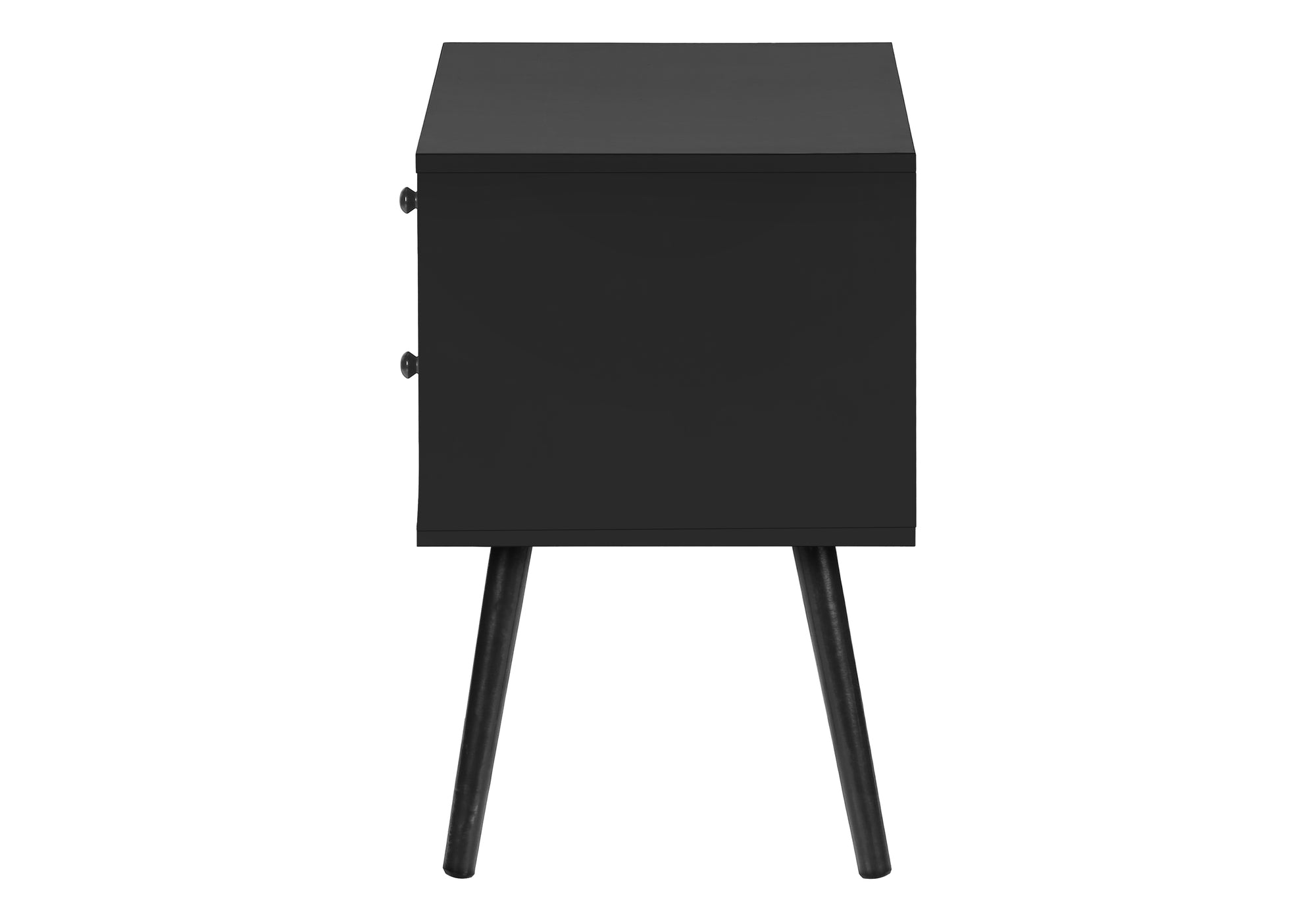 White End Table with 2 Drawers 24"H-Accent Table-DECOROLALA
