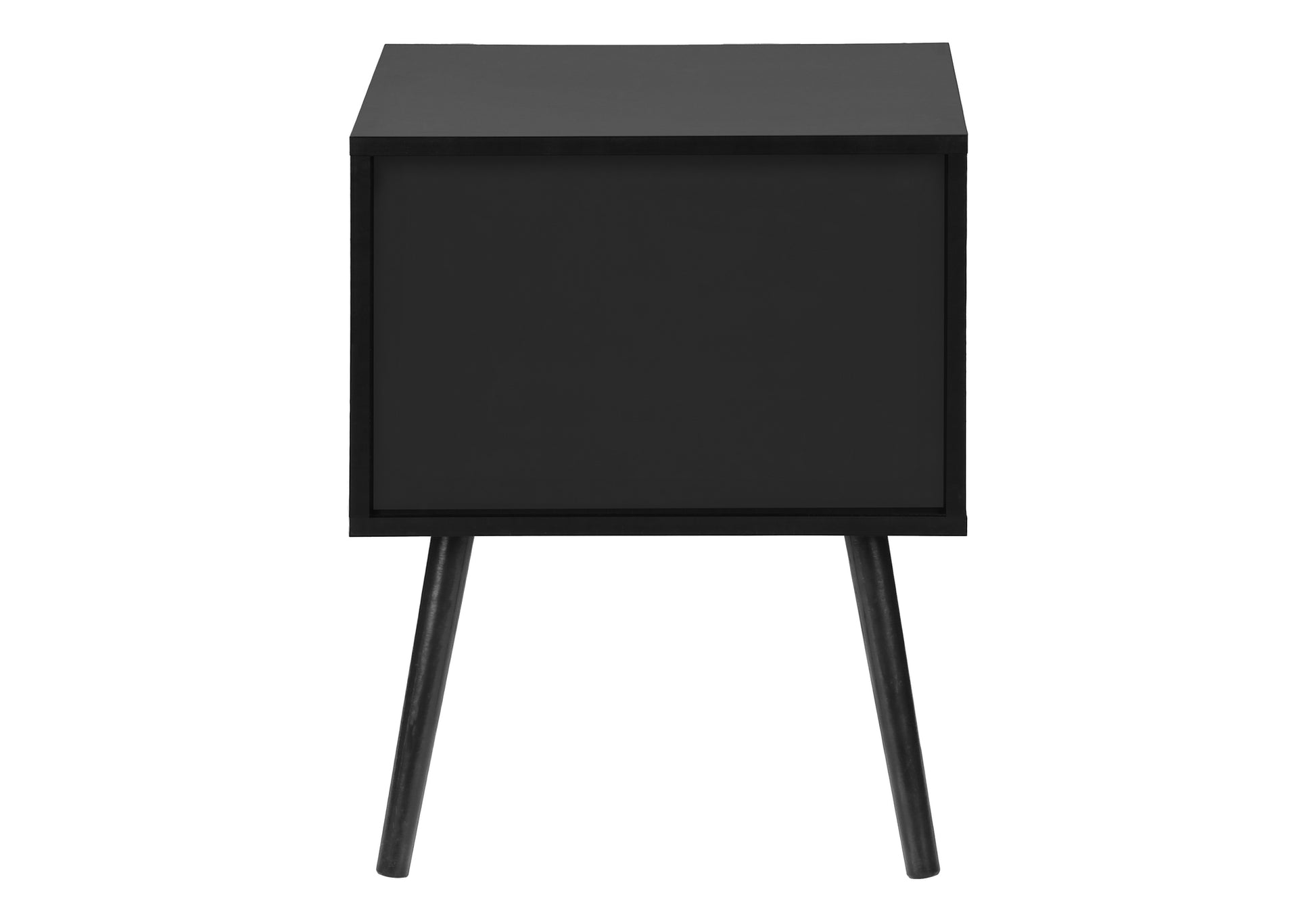 White End Table with 2 Drawers 24"H-Accent Table-DECOROLALA