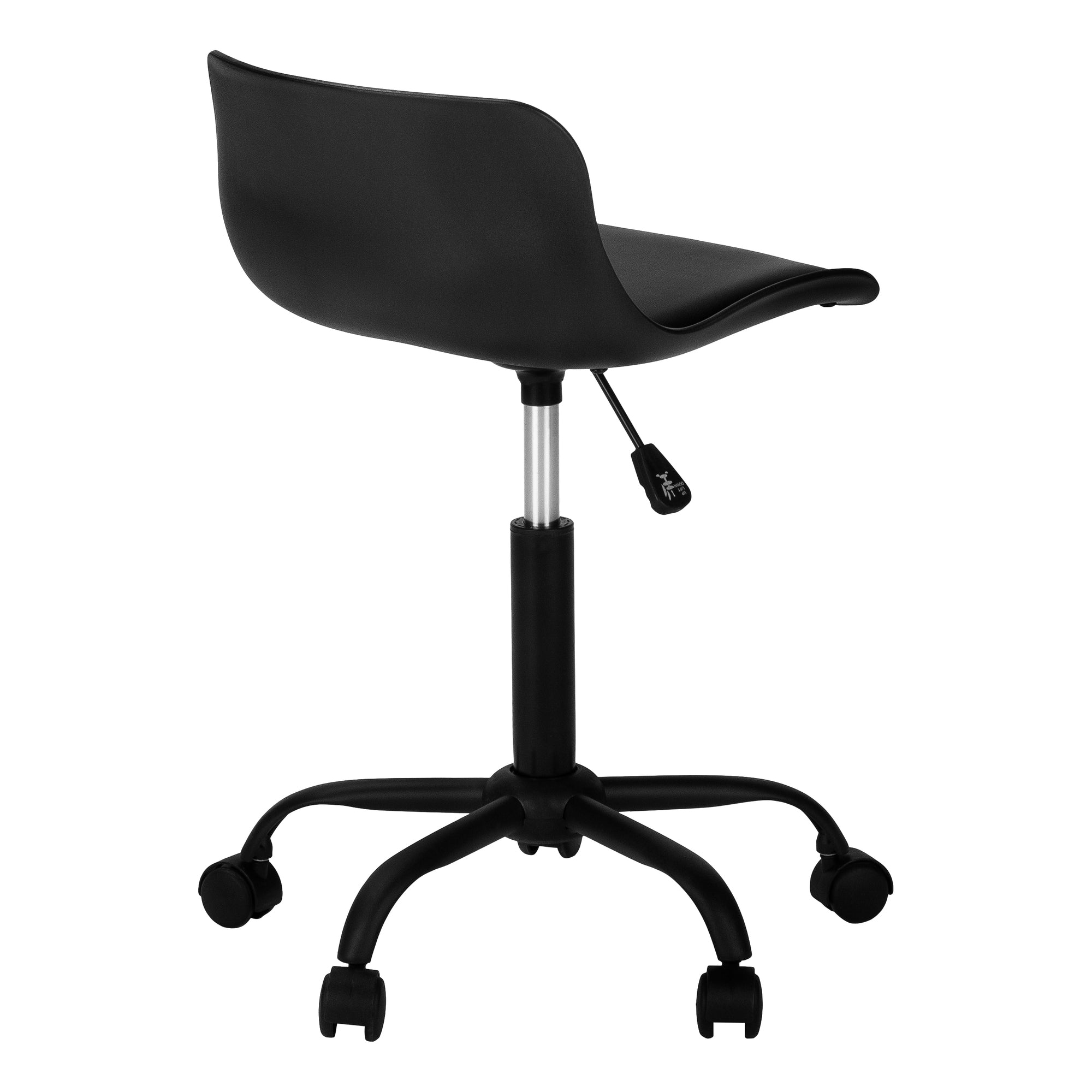White Juvenile Office Chair - Low-Back Ergonomic-Computer Desk-DECOROLALA