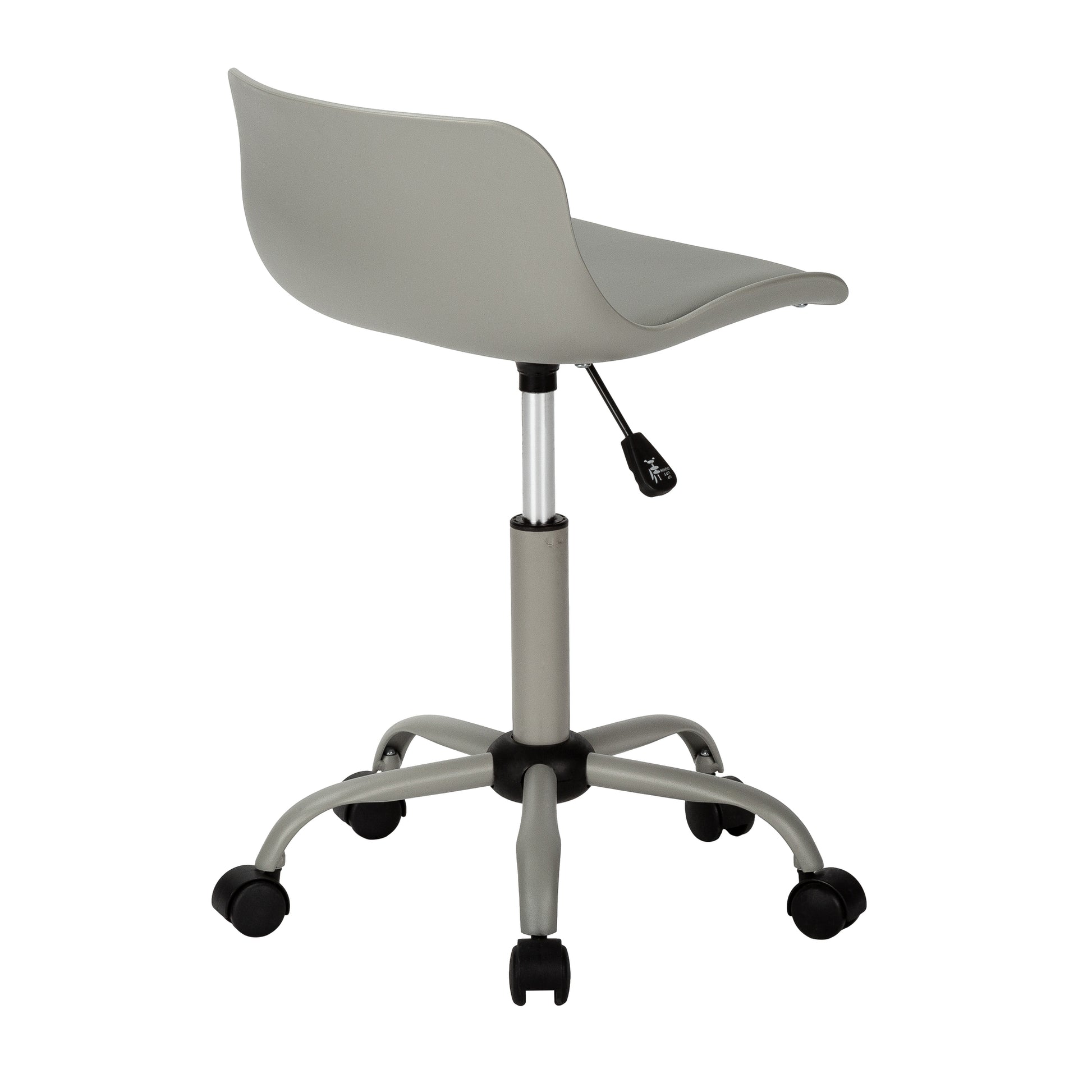 White Juvenile Office Chair - Low-Back Ergonomic-Computer Desk-DECOROLALA