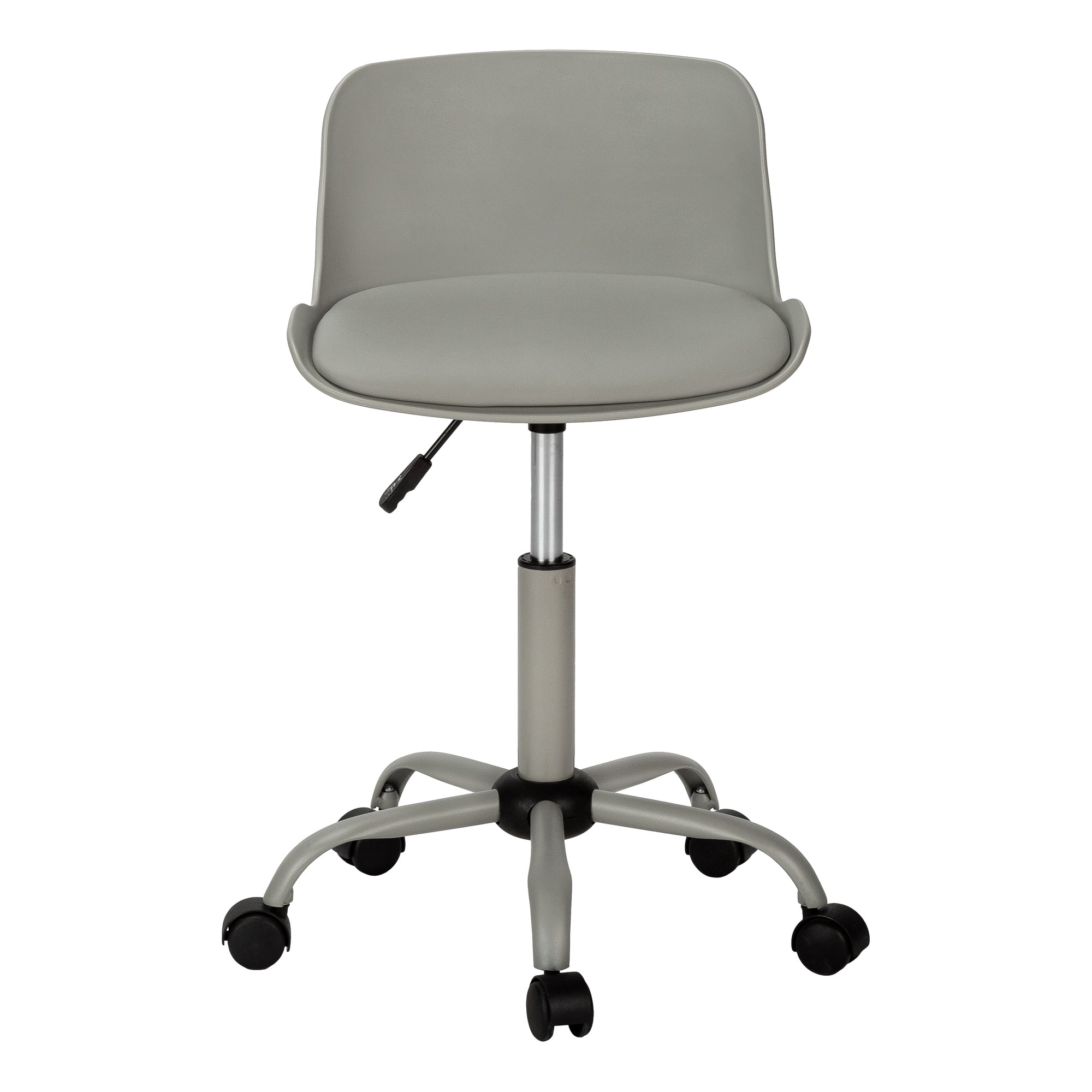 White Juvenile Office Chair - Low-Back Ergonomic-Computer Desk-DECOROLALA