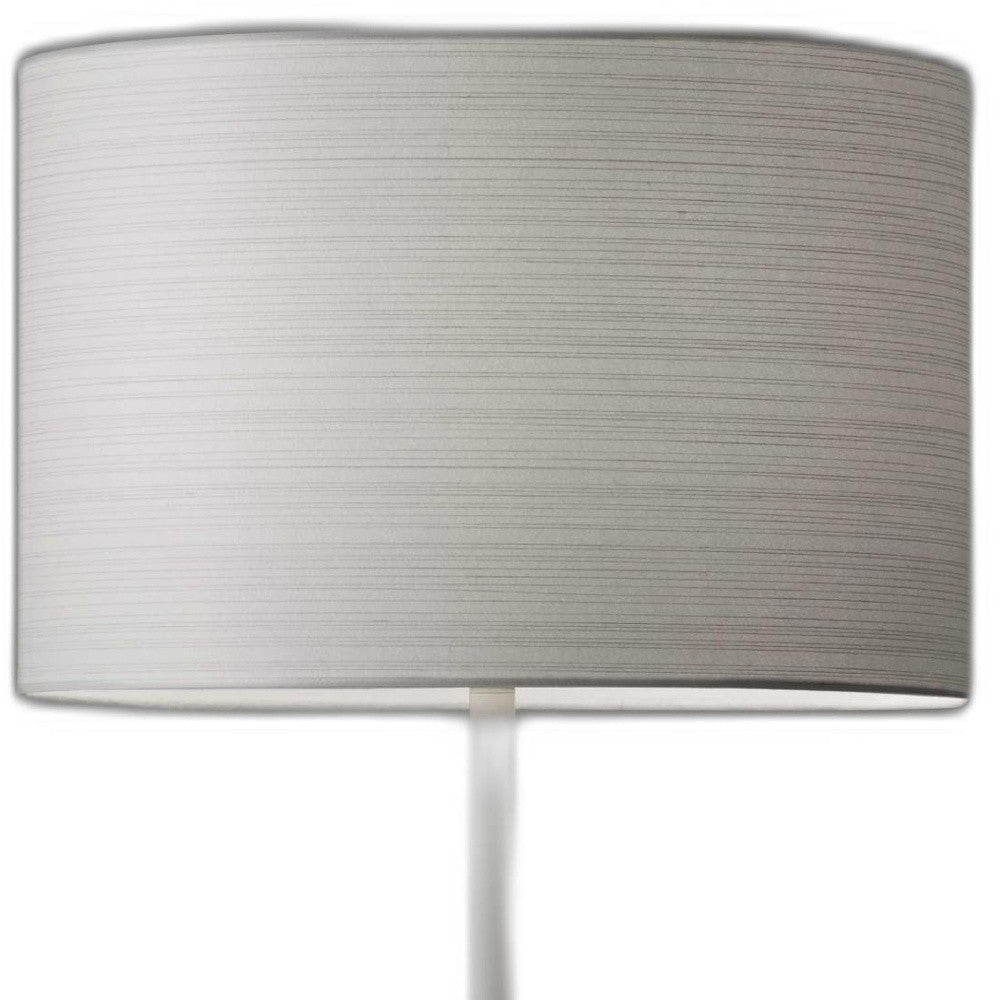 White On White Metal Table Lamp-Table Lamps-DECOROLALA