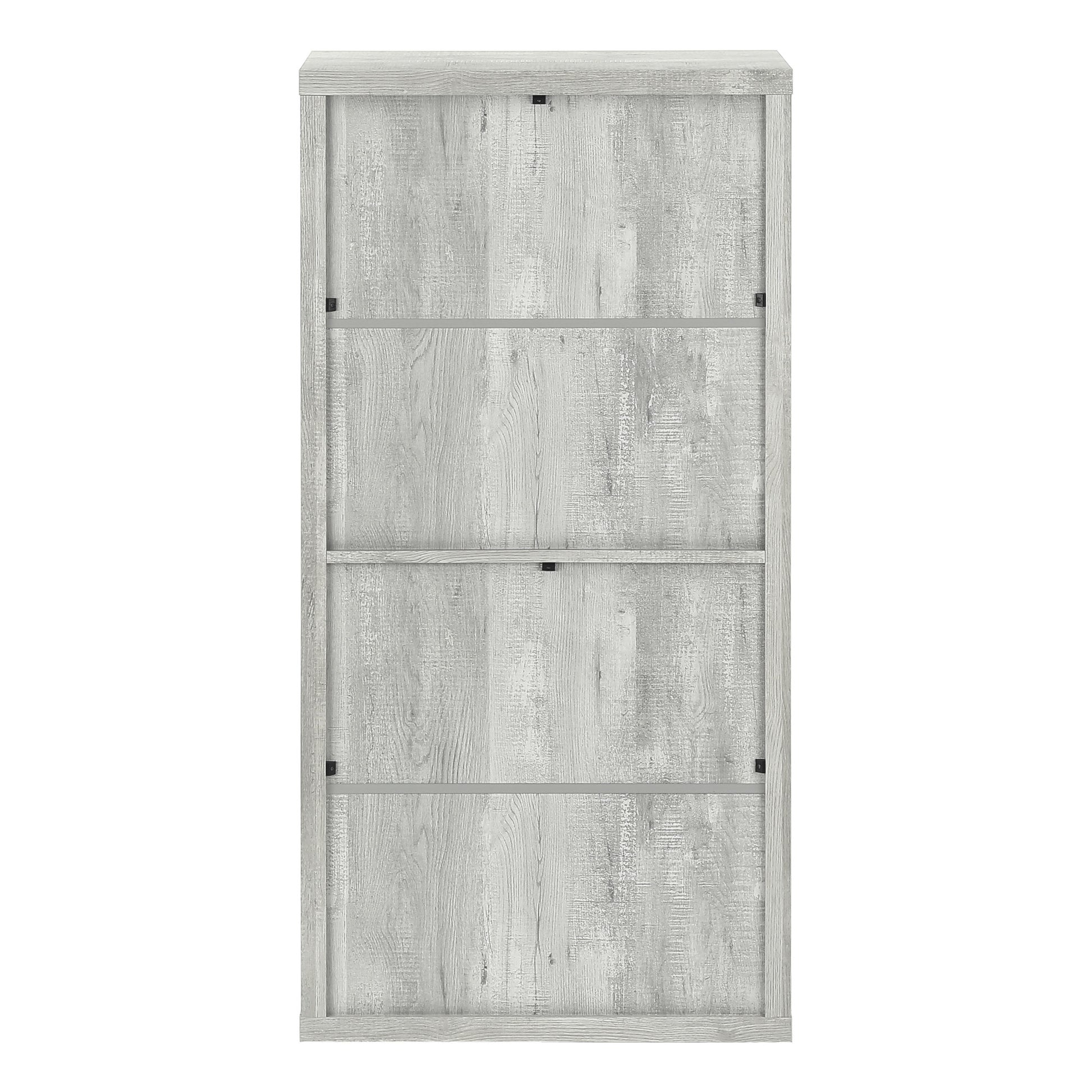 White Wood Adjustable Four Tier Bookcase-Bookcases-DECOROLALA