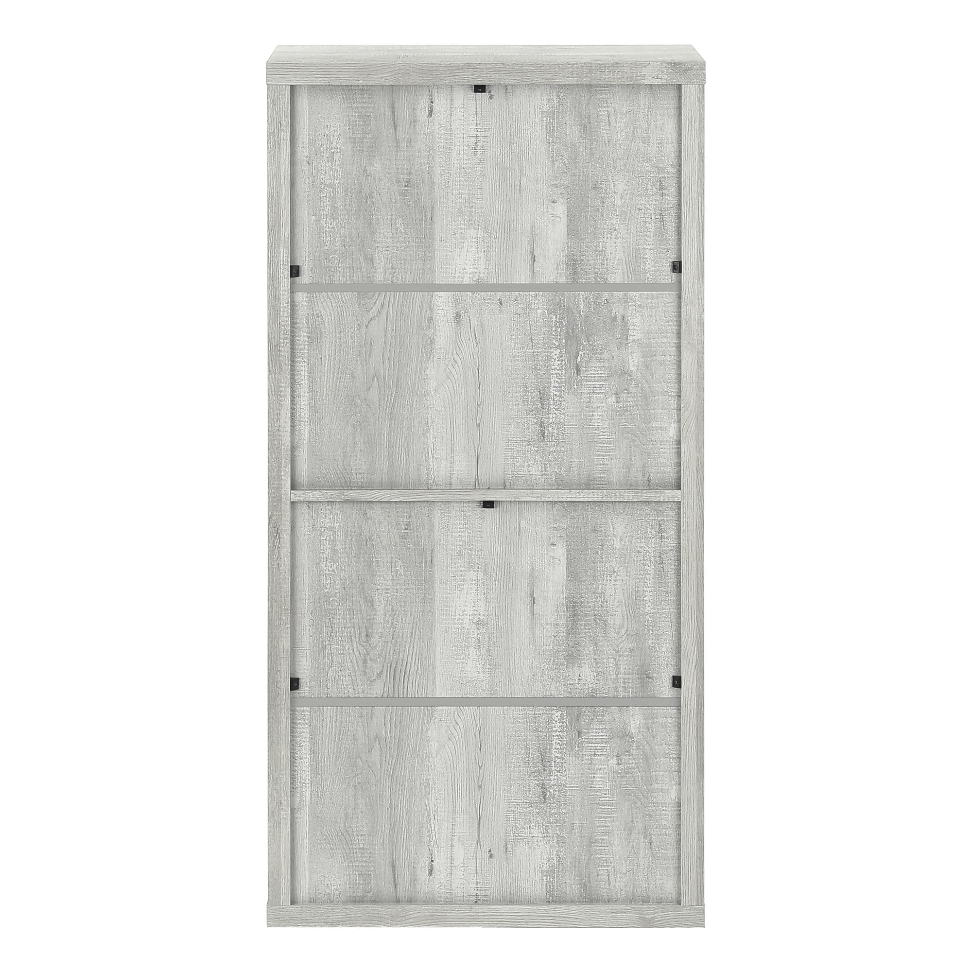 White Wood Adjustable Four Tier Bookcase-Bookcases-DECOROLALA