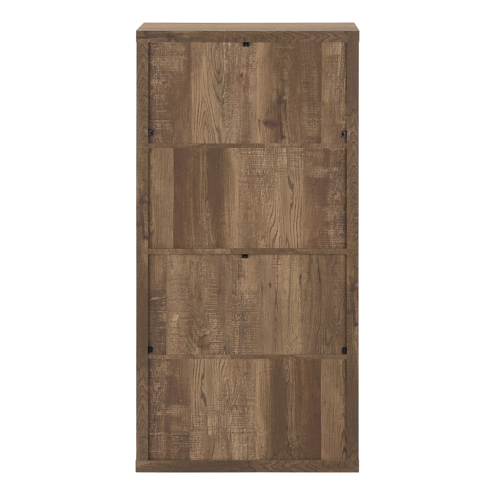 White Wood Adjustable Four Tier Bookcase-Bookcases-DECOROLALA