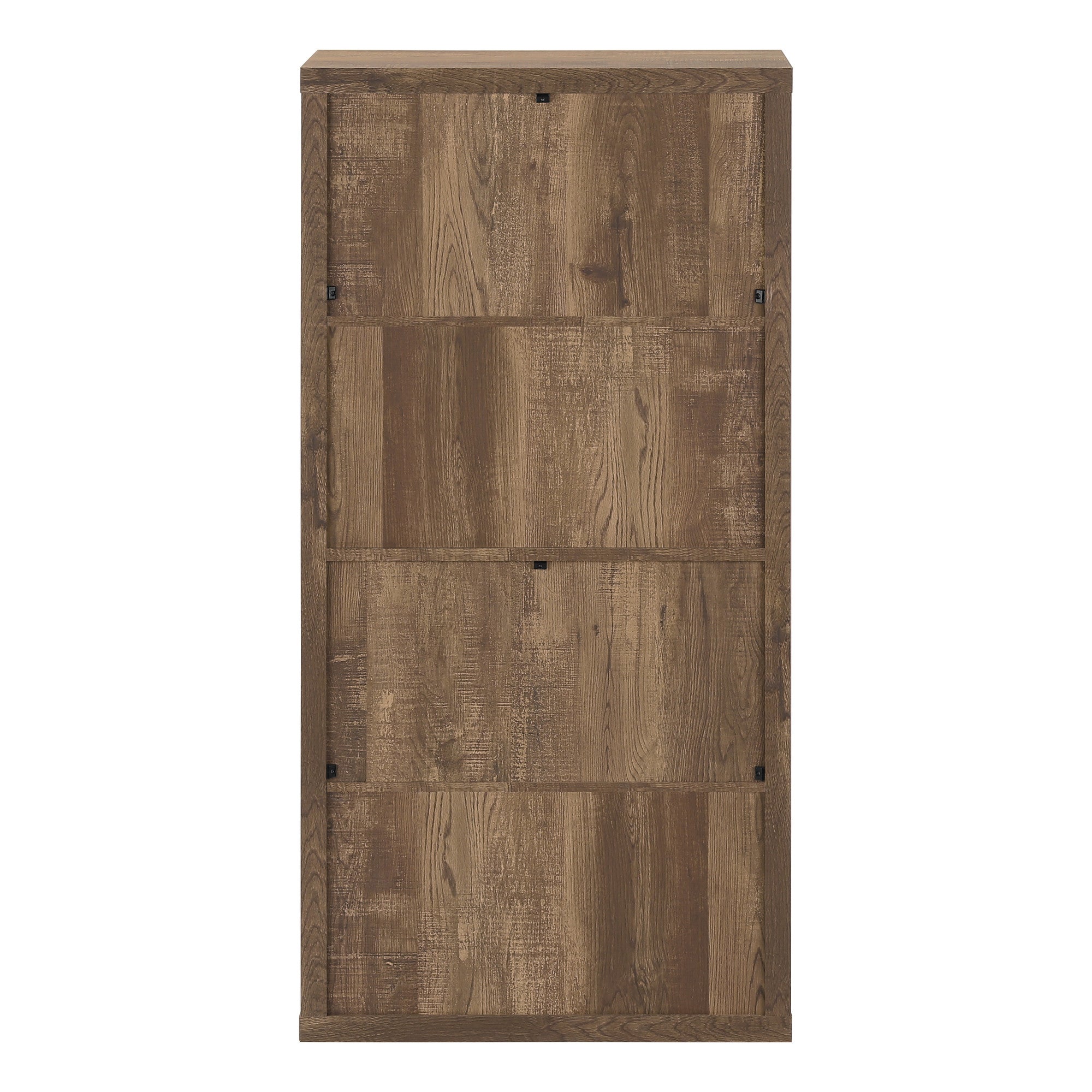 White Wood Adjustable Four Tier Bookcase-Bookcases-DECOROLALA