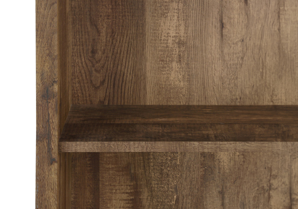 White Wood Adjustable Four Tier Bookcase-Bookcases-DECOROLALA