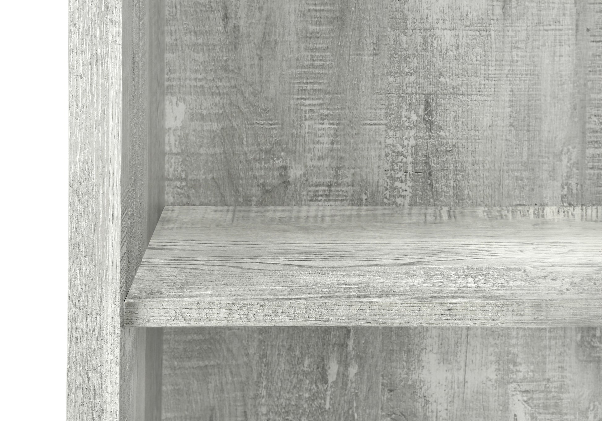 White Wood Adjustable Four Tier Bookcase-Bookcases-DECOROLALA