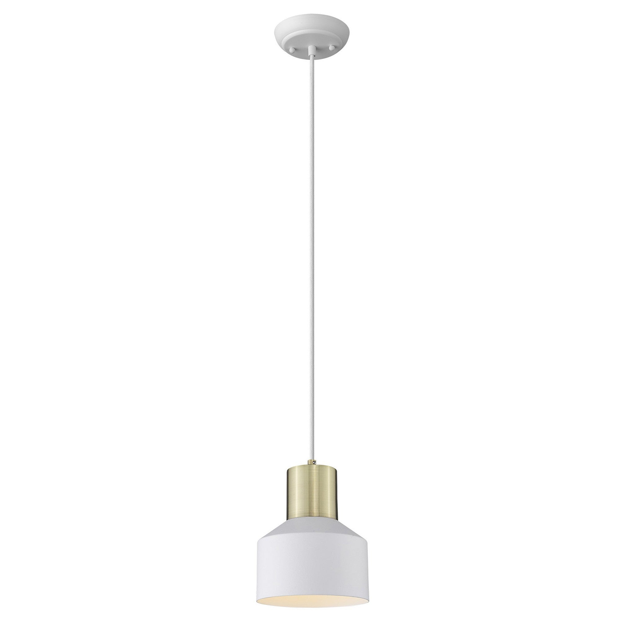 White and Gold Pendant Hanging Light-Pendants-Hanging Lights-DECOROLALA