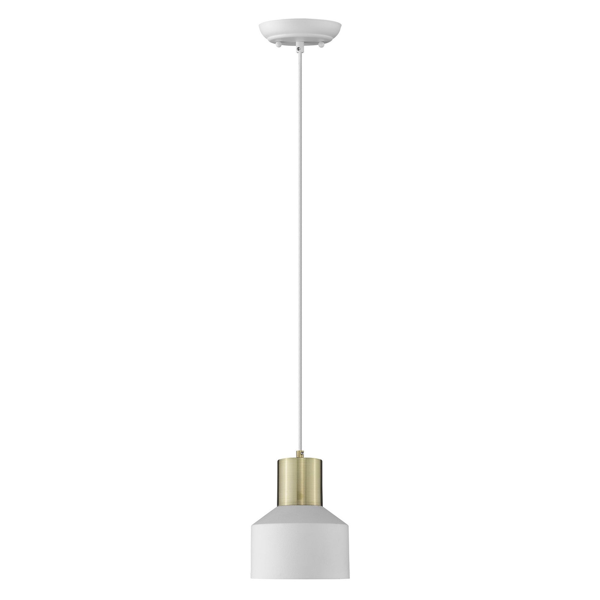 White and Gold Pendant Hanging Light-Pendants-Hanging Lights-DECOROLALA