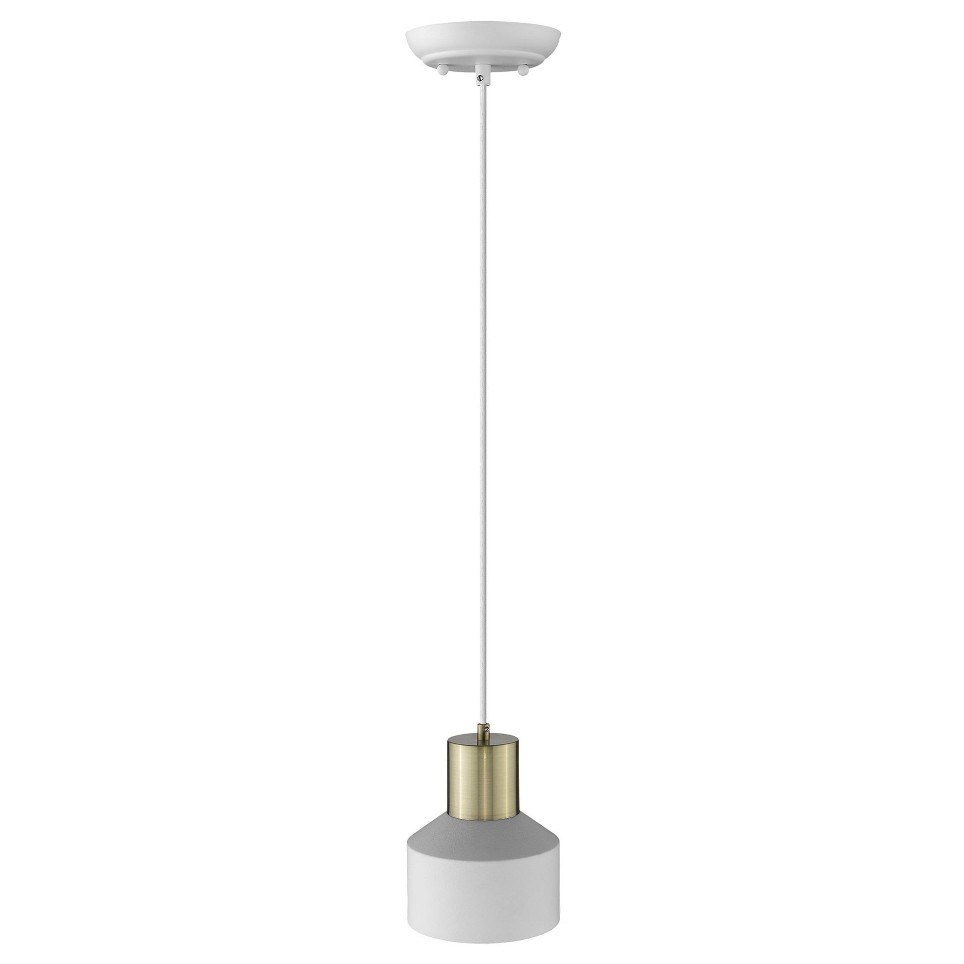 White and Gold Pendant Hanging Light-Pendants-Hanging Lights-DECOROLALA