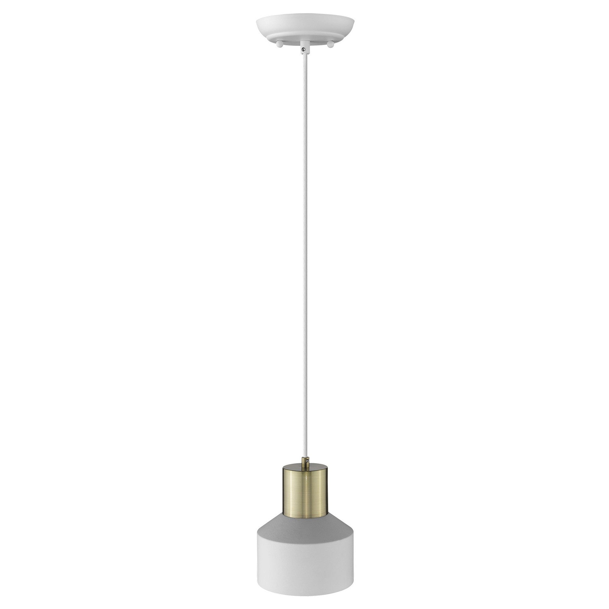 White and Gold Pendant Hanging Light-Pendants-Hanging Lights-DECOROLALA
