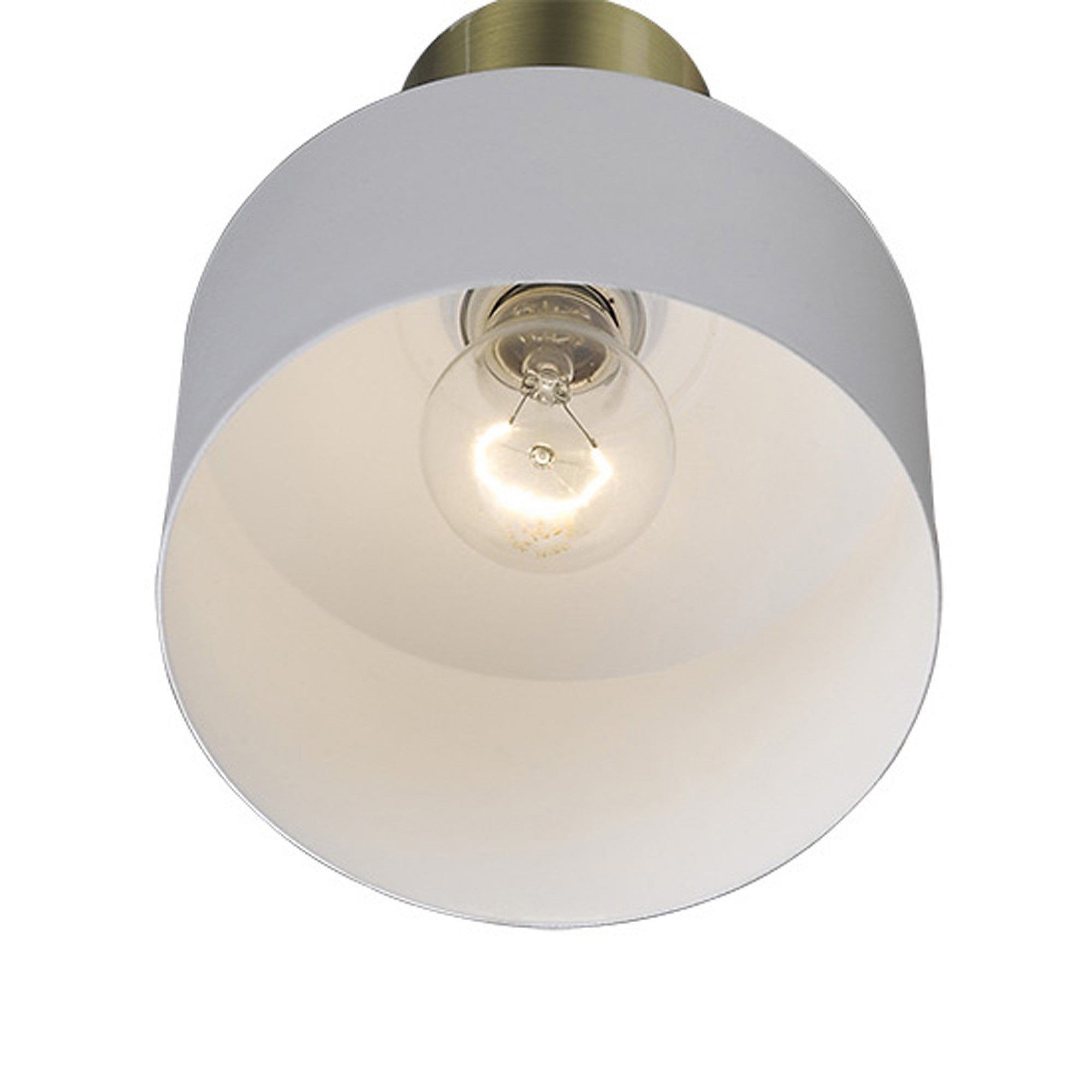 White and Gold Pendant Hanging Light-Pendants-Hanging Lights-DECOROLALA