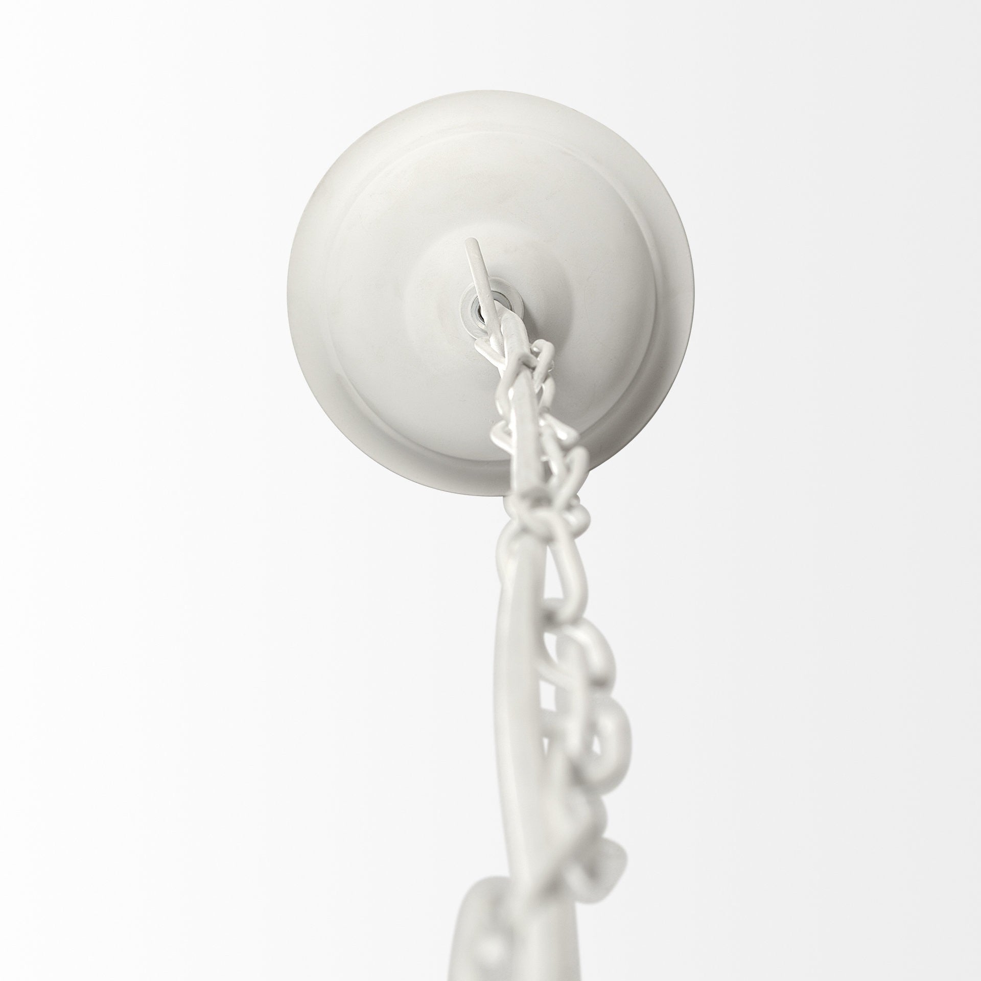 Whitewash Beaded Ball Hanging Light-Chandeliers-DECOROLALA
