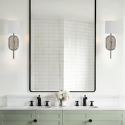 Whitney 17.5" Wall Sconce, Grey-Wall Sconce-DECOROLALA