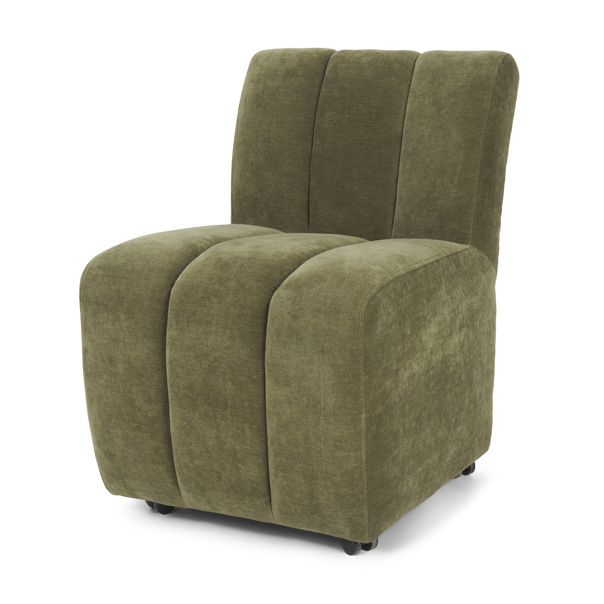 Wilkins Barrel Back Dining Arm Chair | Fabric w/ Wood-Dining Chairs-DECOROLALA