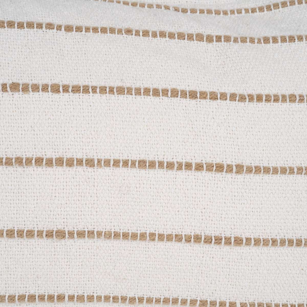 Willow 13x21 Lumbar Cream w/ Camel Stripes Decorative Pillow Cover-Decorative Pillows-DECOROLALA