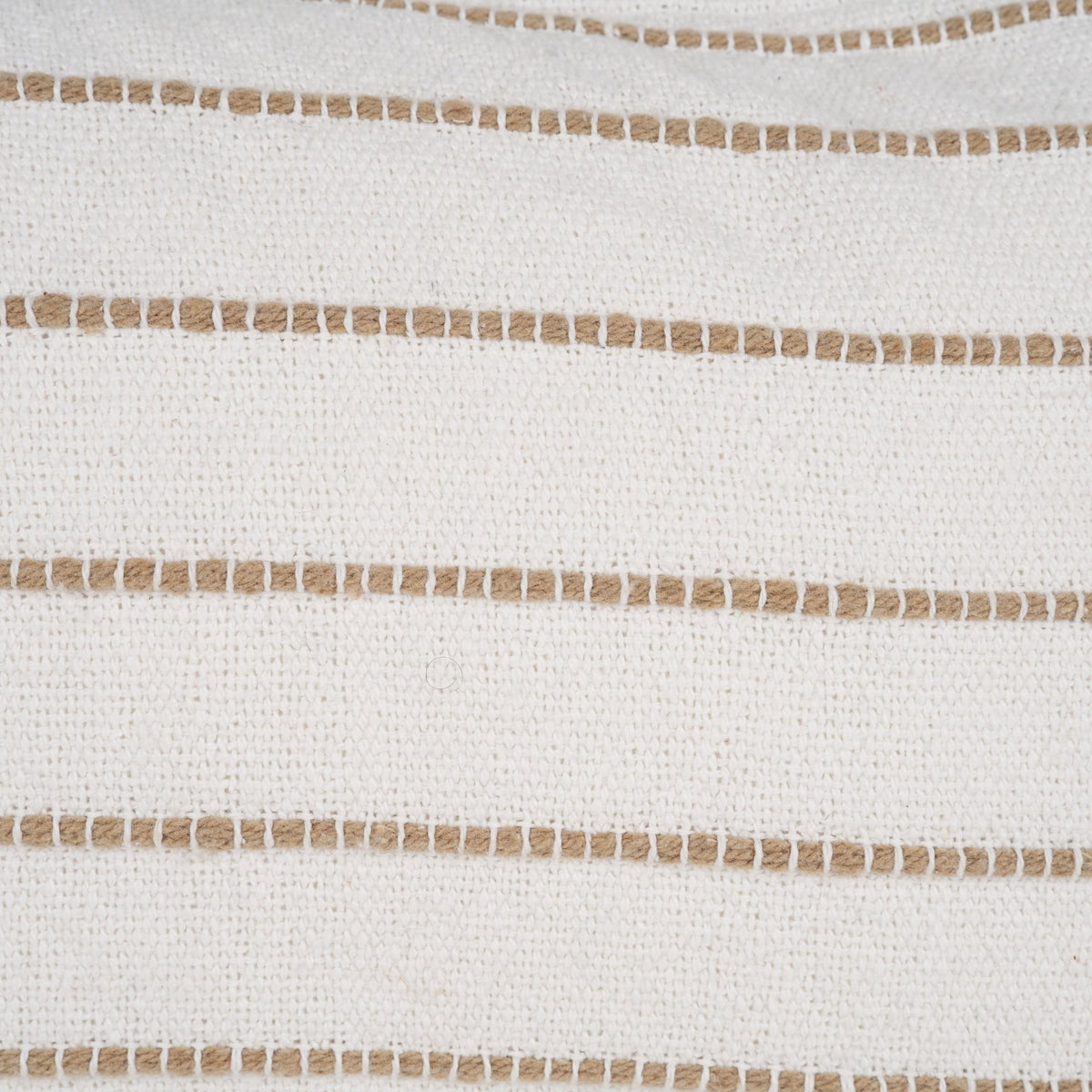 Willow 14x26 Lumbar Cream w/ Camel Stripes Decorative Pillow Cover-Decorative Pillows-DECOROLALA