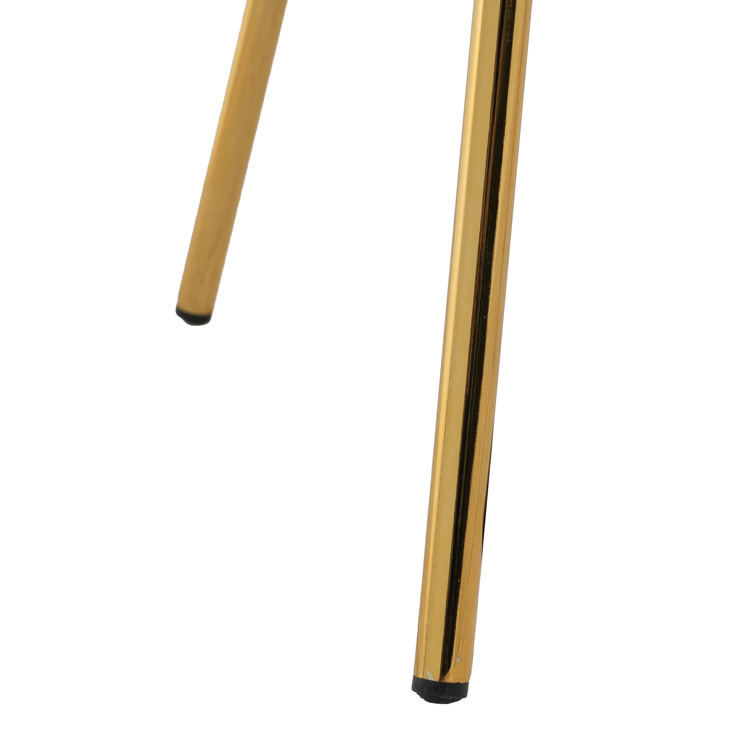 Willow Cream Tufted Accent Chair with Gold Legs (Set of 2)-Dining Room-DECOROLALA