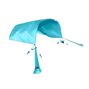 Wind Powered Beach Tent Portable Sun Shelter Canopy for Picnic-Blue-Tents-DECOROLALA