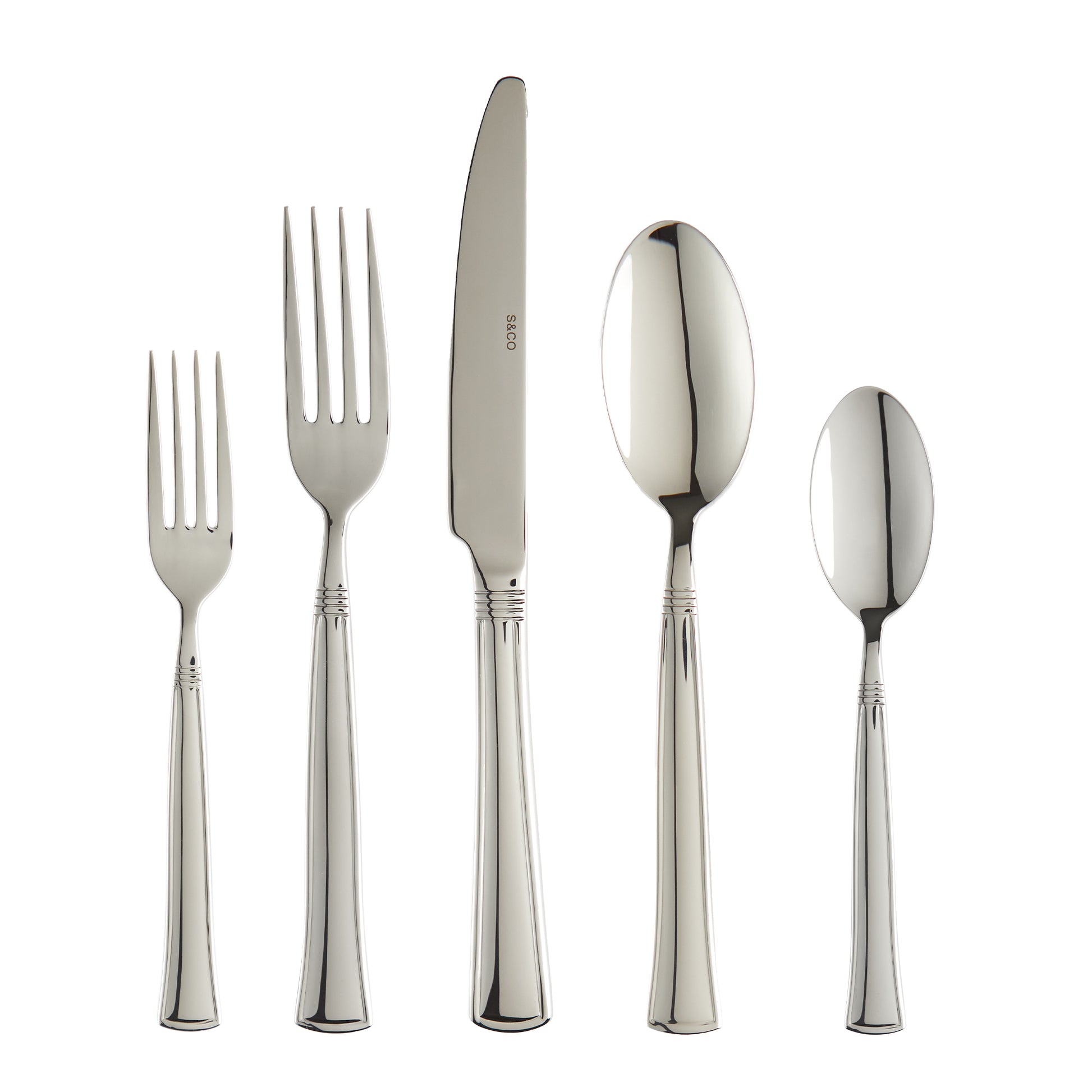 Windsor 20pc Flatware Set - 18/10 Stainless Steel-Cutlery and Flatware-DECOROLALA
