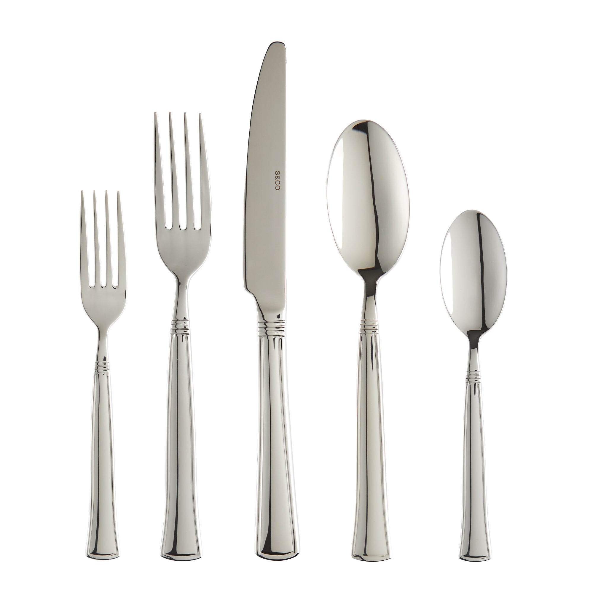 Windsor 20pc Flatware Set - 18/10 Stainless Steel-Cutlery and Flatware-DECOROLALA