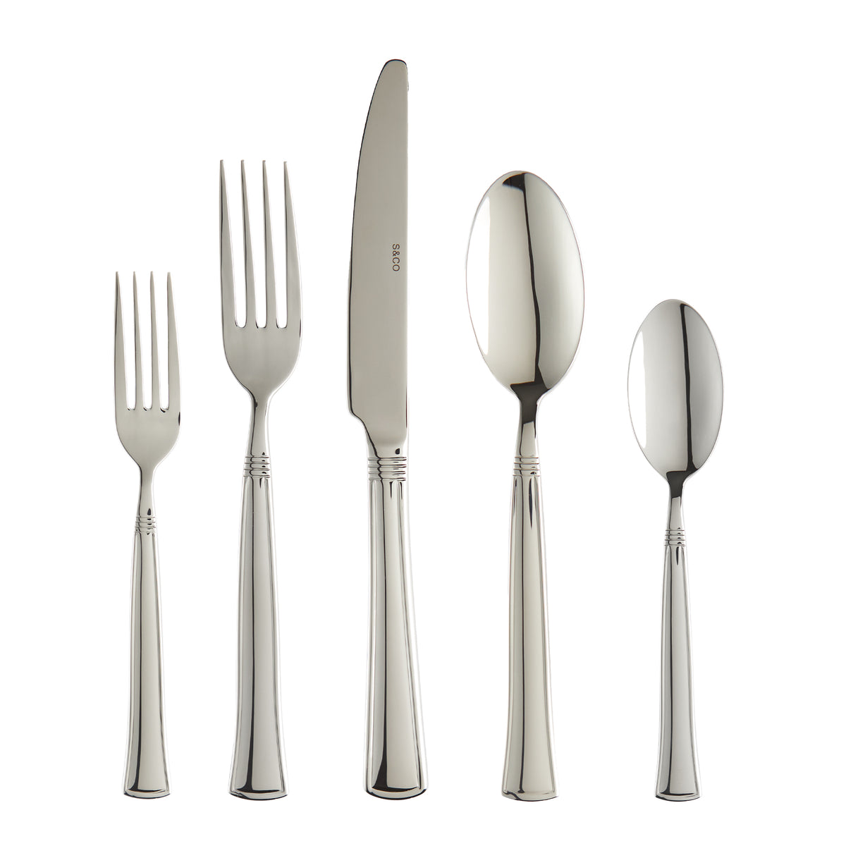 Windsor 20pc Flatware Set - 18/10 Stainless Steel-Flatware-DECOROLALA