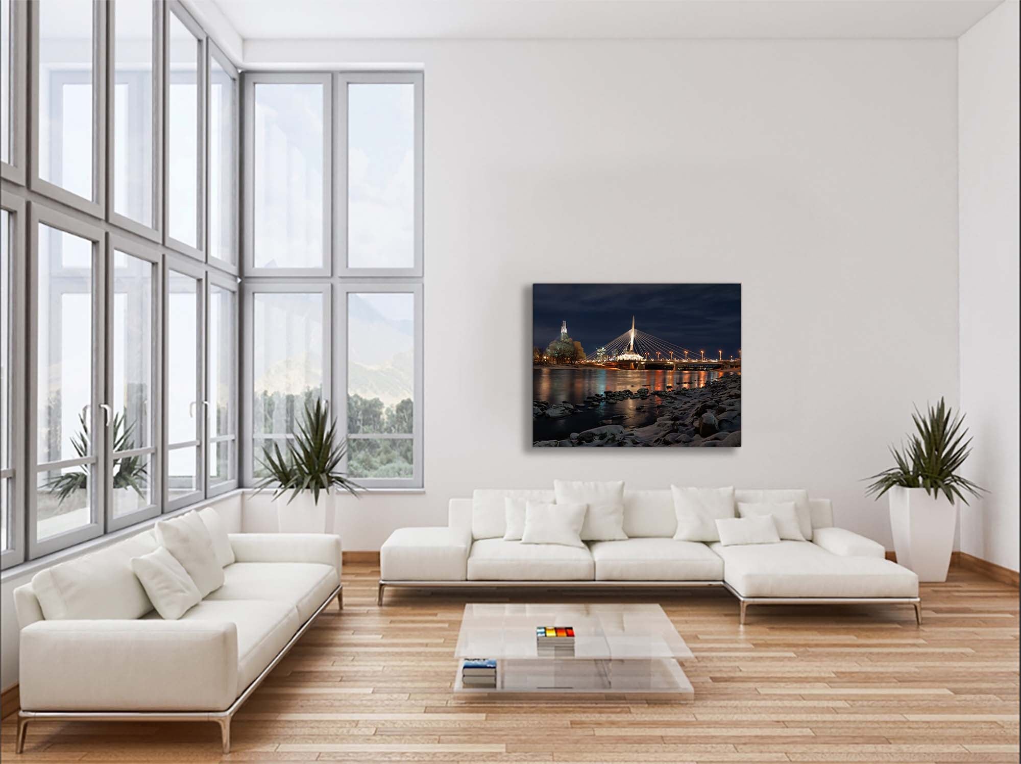 Winnipeg Skyline Canvas Print - Ready to Hang-Wall Art-DECOROLALA