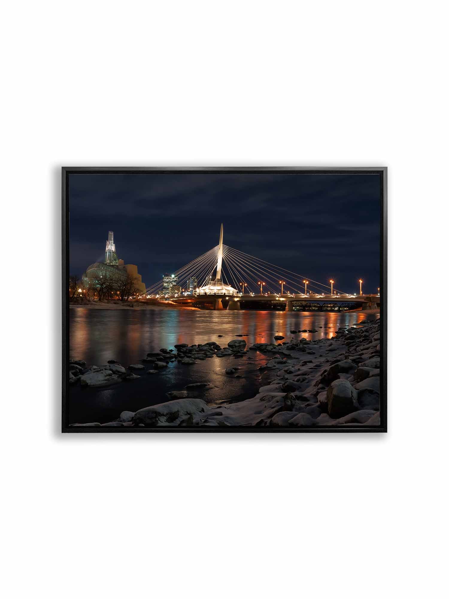 Winnipeg Skyline Canvas Print - Ready to Hang-Wall Art-DECOROLALA